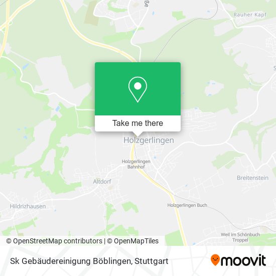 Карта Sk Gebäudereinigung Böblingen