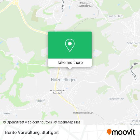 Berito Verwaltung map