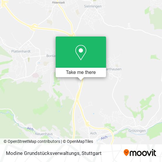 Modine Grundstücksverwaltungs map