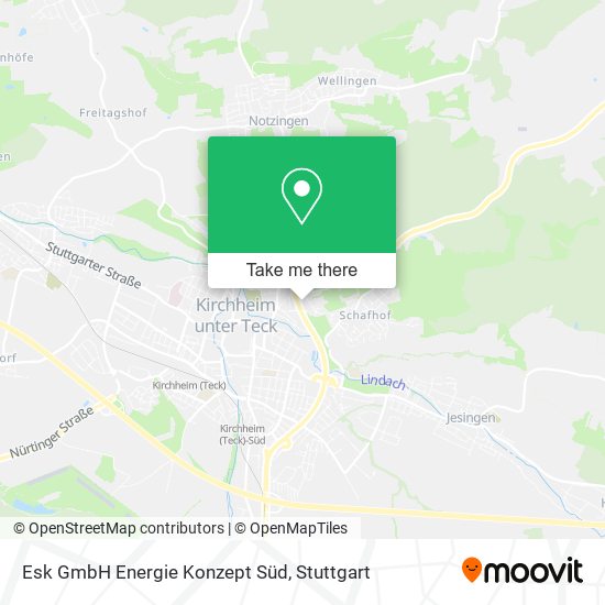 Карта Esk GmbH Energie Konzept Süd