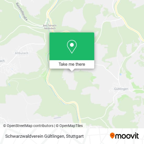 Schwarzwaldverein Gültlingen map