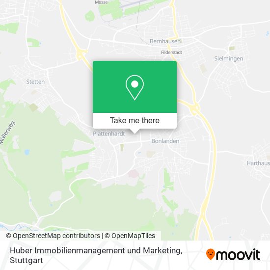 Карта Huber Immobilienmanagement und Marketing