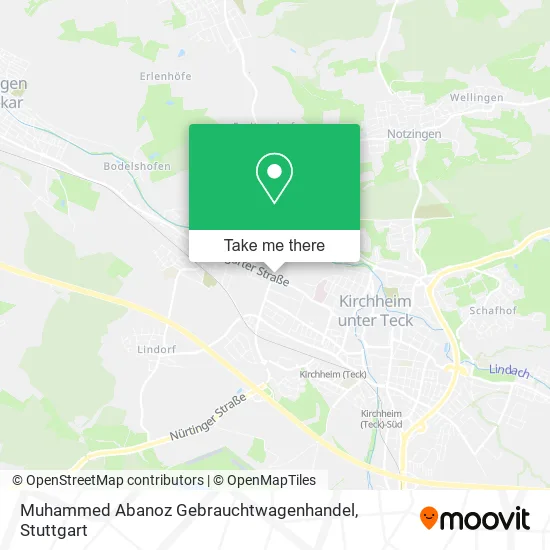 Карта Muhammed Abanoz Gebrauchtwagenhandel