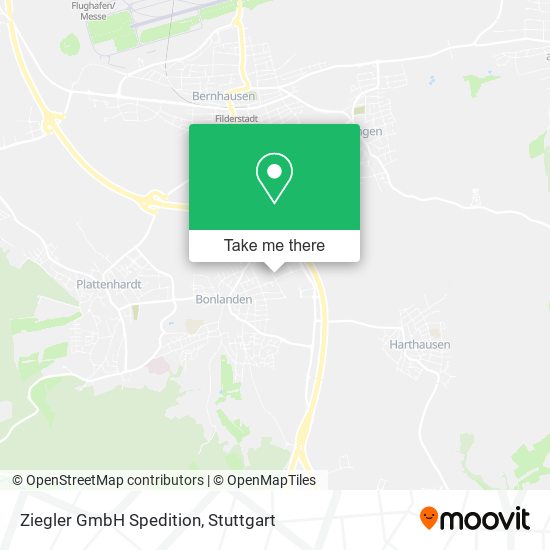Ziegler GmbH Spedition map