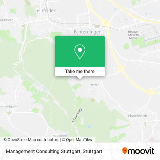 Карта Management Consulting Stuttgart
