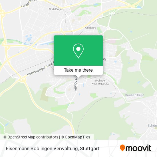 Eisenmann Böblingen Verwaltung map