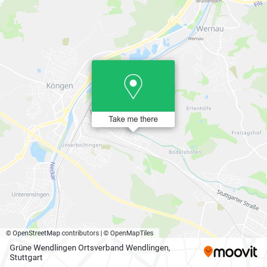 Grüne Wendlingen Ortsverband Wendlingen map