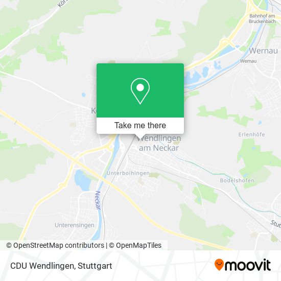 CDU Wendlingen map