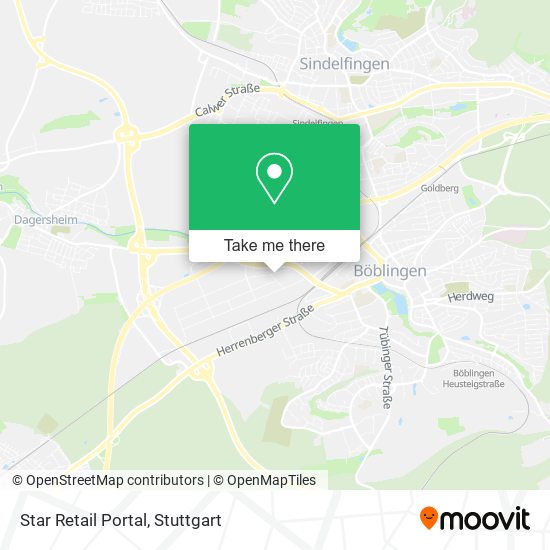 Star Retail Portal map