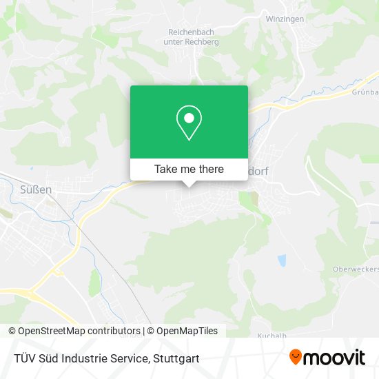 TÜV Süd Industrie Service map