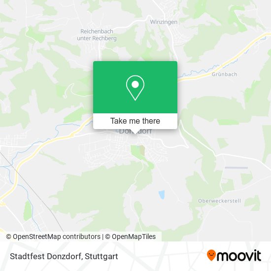 Stadtfest Donzdorf map