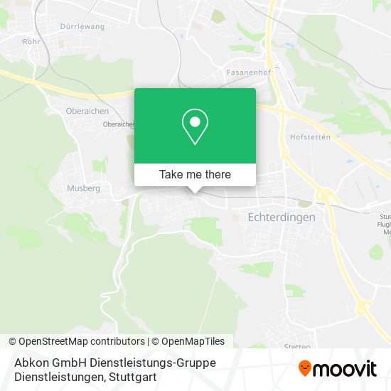 Abkon GmbH Dienstleistungs-Gruppe Dienstleistungen map