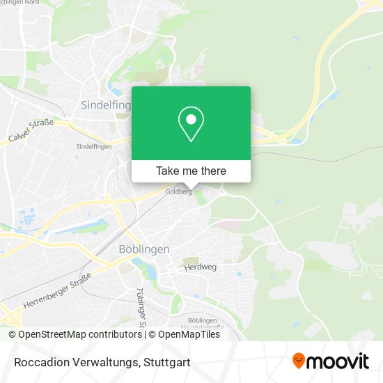 Roccadion Verwaltungs map