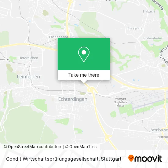 Карта Condit Wirtschaftsprüfungsgesellschaft