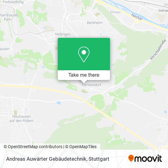 Andreas Auwärter Gebäudetechnik map