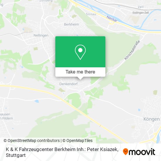 Карта K & K Fahrzeugcenter Berkheim Inh.: Peter Ksiazek