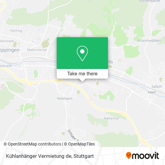 Карта Kühlanhänger Vermietung de