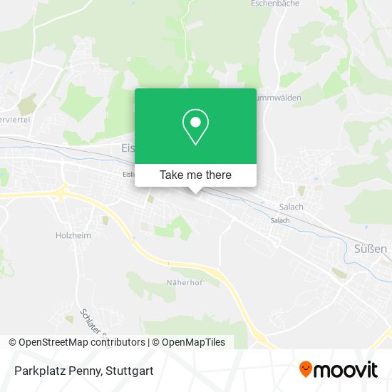 Parkplatz Penny map