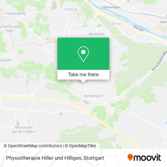 Physiotherapie Hiller und Hilliges map