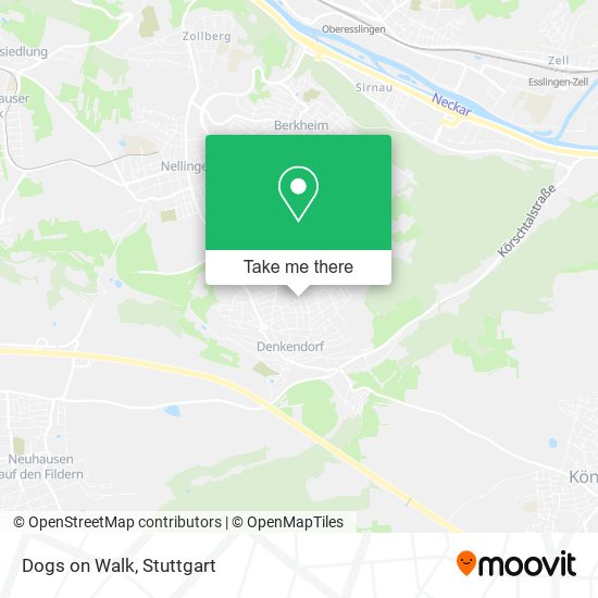 Dogs on Walk map