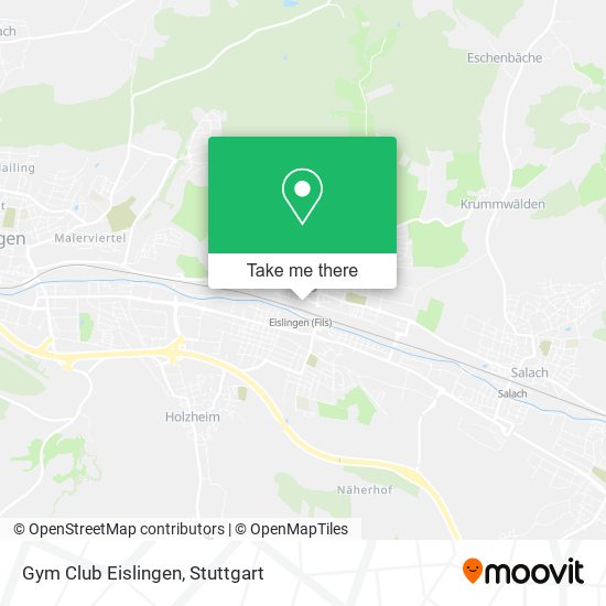 Gym Club Eislingen map