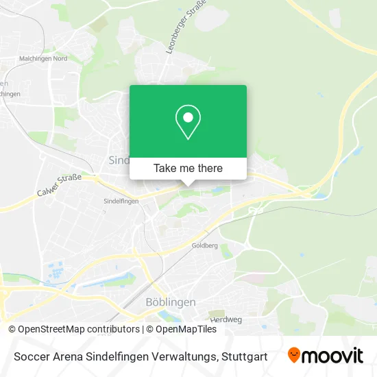 Карта Soccer Arena Sindelfingen Verwaltungs