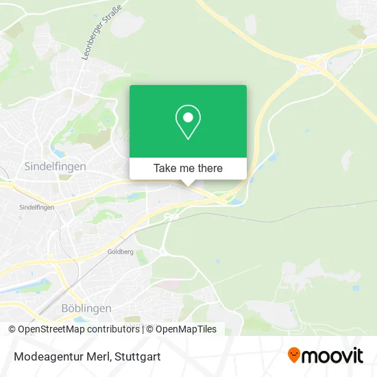 Modeagentur Merl map