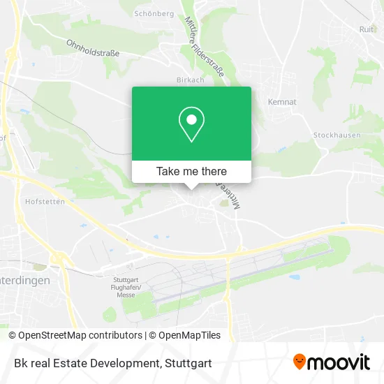 Карта Bk real Estate Development
