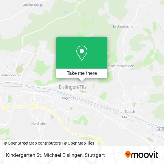 Kindergarten St. Michael Eislingen map