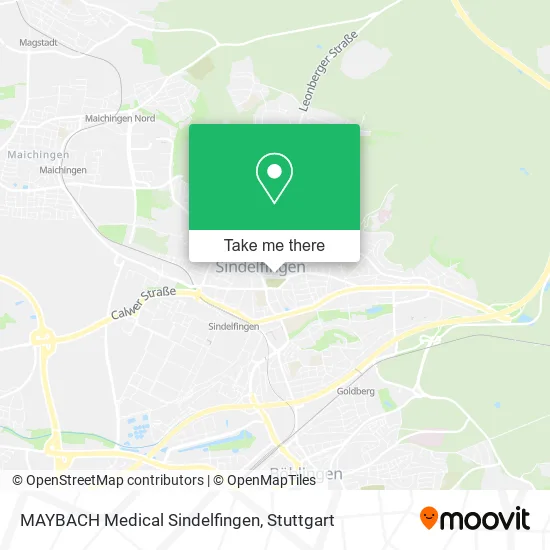 Карта MAYBACH Medical Sindelfingen