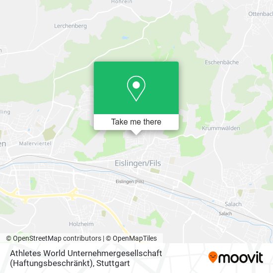 Athletes World Unternehmergesellschaft (Haftungsbeschränkt) map