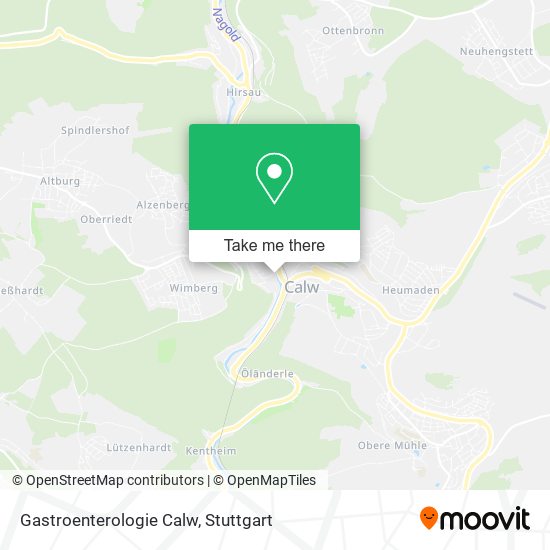 Карта Gastroenterologie Calw