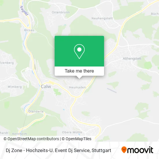 Dj Zone - Hochzeits-U. Event Dj Service map