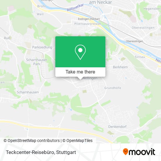 Teckcenter-Reisebüro map