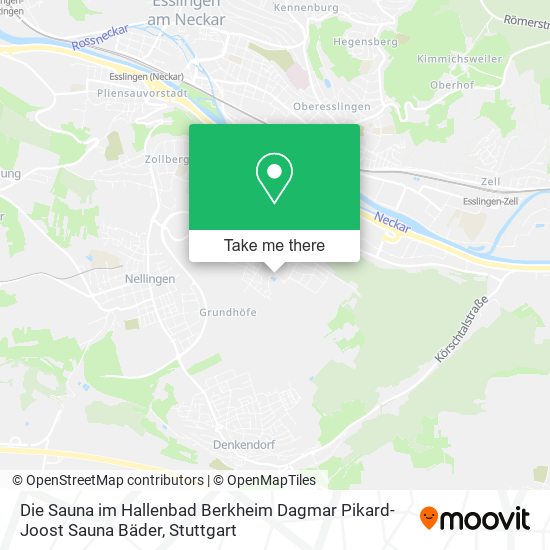 Die Sauna im Hallenbad Berkheim Dagmar Pikard-Joost Sauna Bäder map