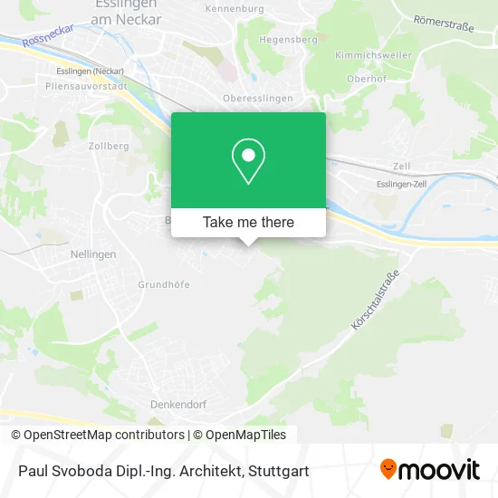 Карта Paul Svoboda Dipl.-Ing. Architekt