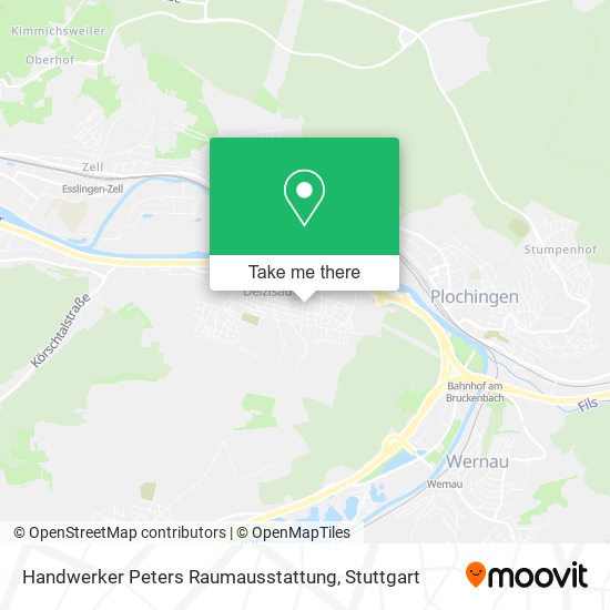 Handwerker Peters Raumausstattung map