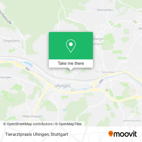 Tierarztpraxis Uhingen map