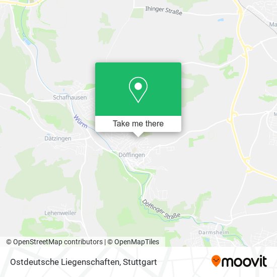 Карта Ostdeutsche Liegenschaften