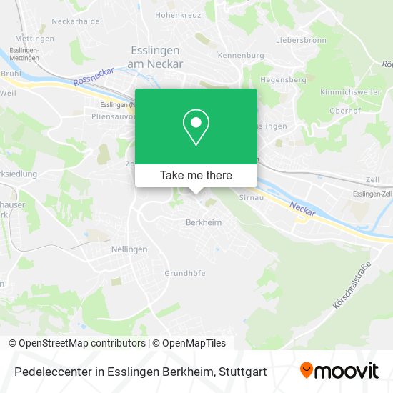 Pedeleccenter in Esslingen Berkheim map
