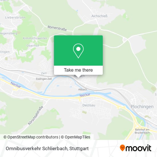 Omnibusverkehr Schlierbach map