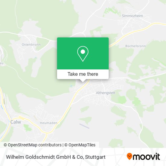 Wilhelm Goldschmidt GmbH & Co map
