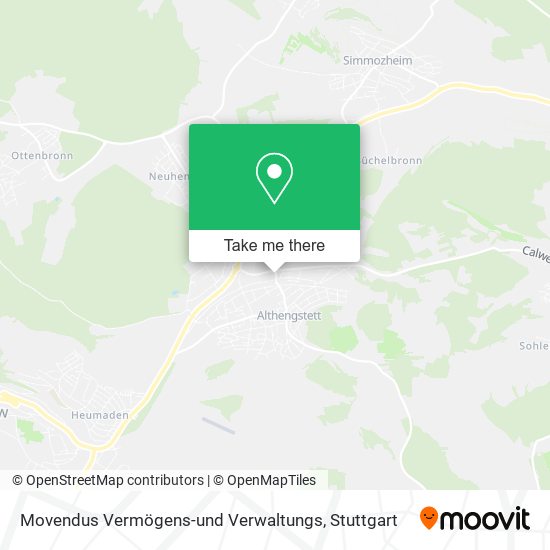 Movendus Vermögens-und Verwaltungs map