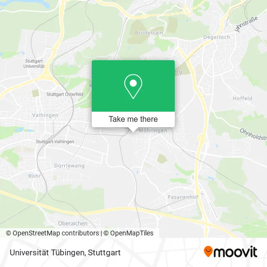 Карта Universität Tübingen