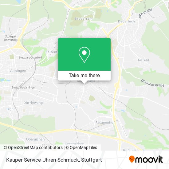 Карта Kauper Service-Uhren-Schmuck