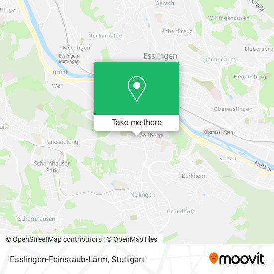 Карта Esslingen-Feinstaub-Lärm