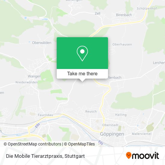 Die Mobile Tierarztpraxis map