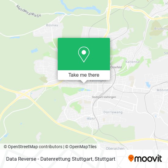 Data Reverse - Datenrettung Stuttgart map