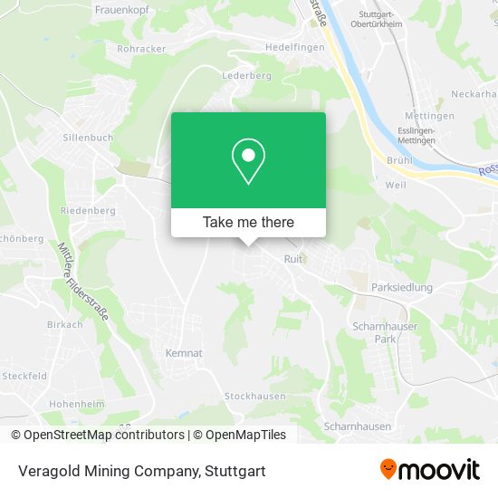 Veragold Mining Company map