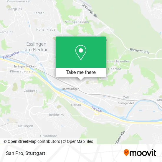 San Pro map